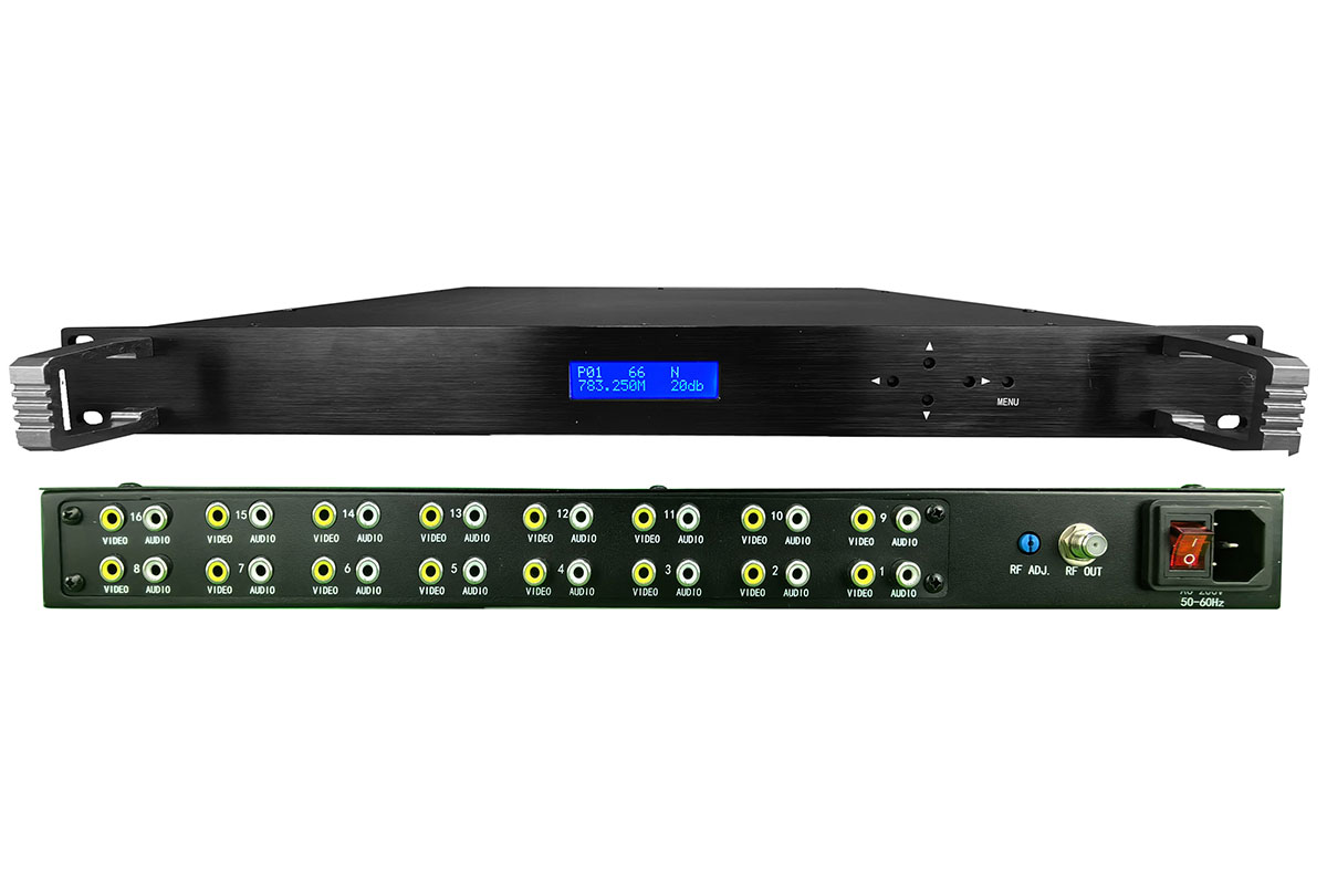 multi Agile channels AV to NTSC analog modulator P