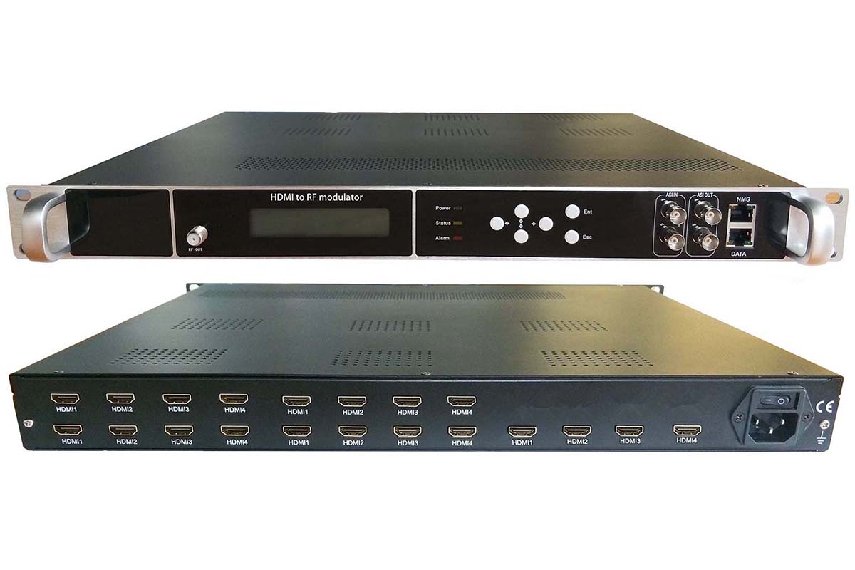20 HDMI to DVB-T/ATSC/ISDB-T/DVB-C encoder modulat