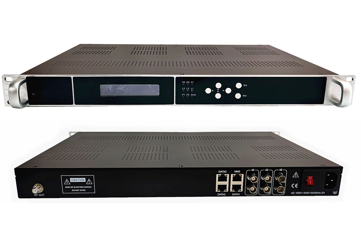 IP转DTMB/ATSC/ISDB-T/DVB-T/DVB-C数字电视调制器
